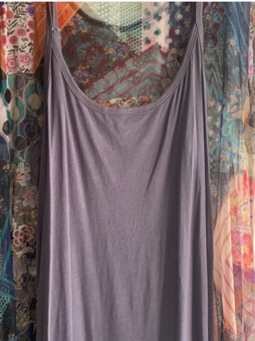 Johnny Was Colorful Patchwork Midi Dress - Picture 9 of 9
